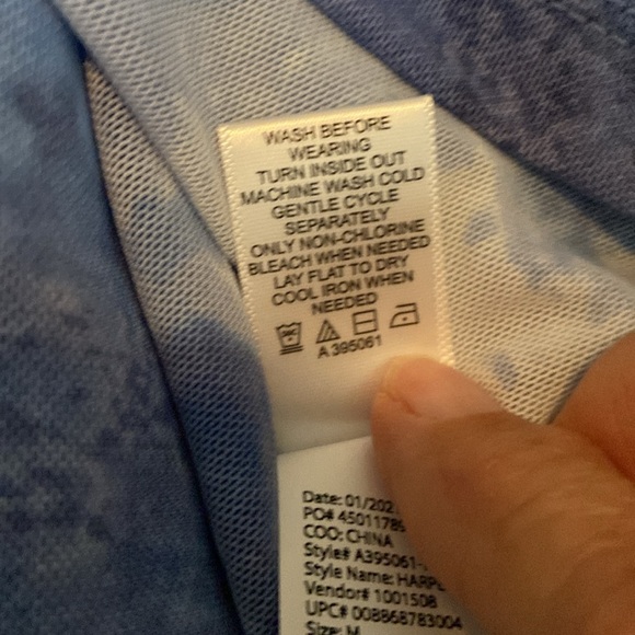 LOGO by Lori Goldstein TIe Dye 3 Piece Set 2 Tanks & Cardigan Twilight Blue M - Picture 13 of 16